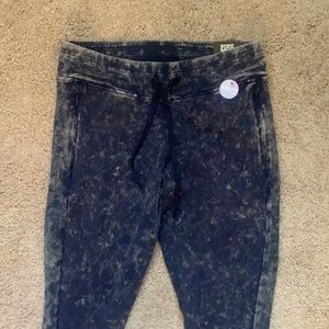 VS PINK Acid Wash Yoga legging/jogger style pant